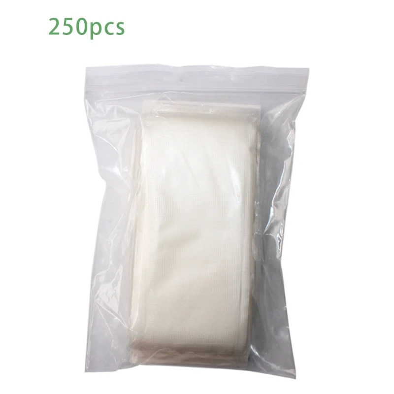 

250 Pieces Quick Water Soluble Baits Bags PVA Fishing Dissolve Refill Bait Bags
