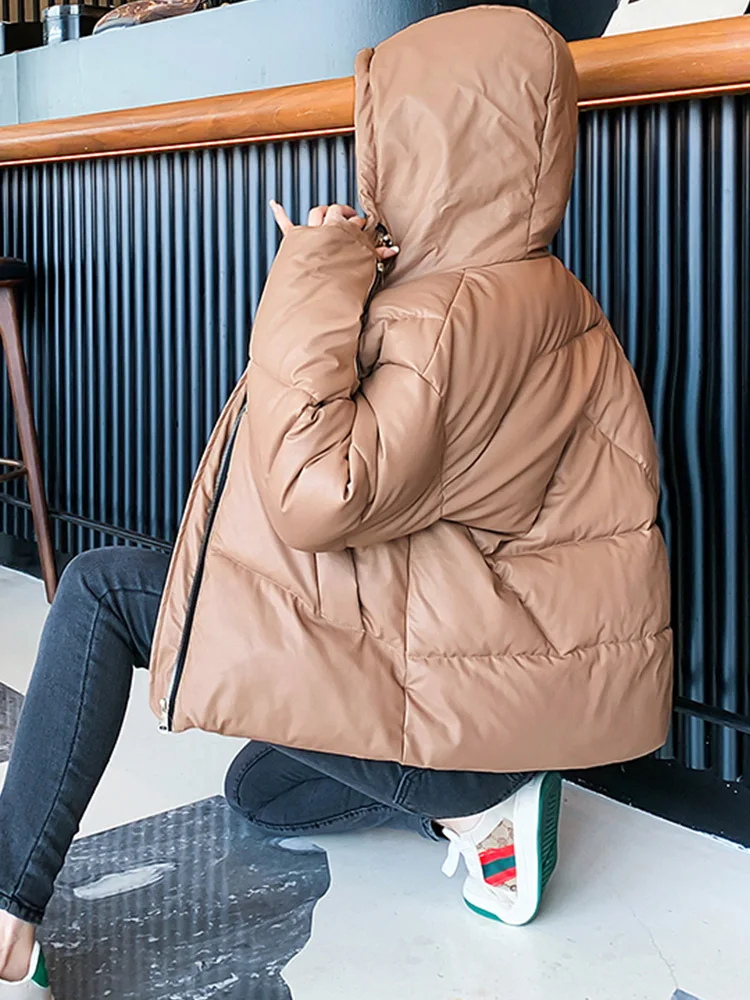 

2021 New Winter Women Bubble Coat Korean Fashion Ladies Coats and Jackets Cotton Elegant Boutique Streetwear Puffer Jacket Women