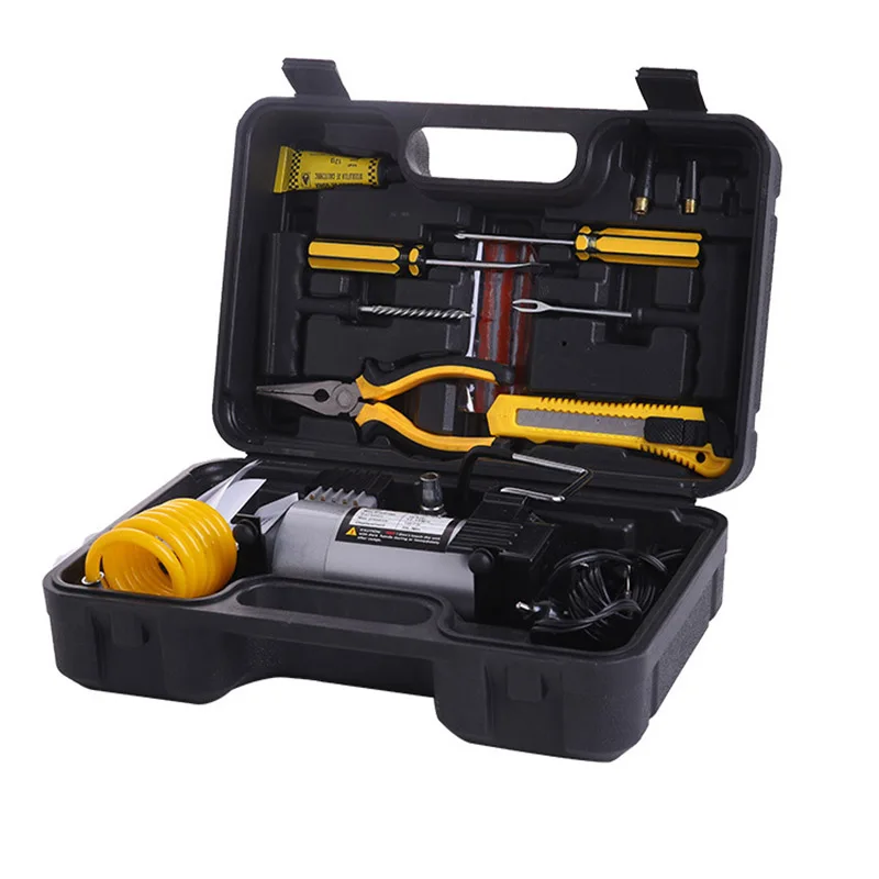 Одноцилиндровый автомобильный насос портативный многофункциональный ящик для