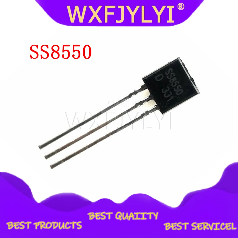 

100 шт SS8550 TO-92 8550 TO92 Новый триодный транзистор