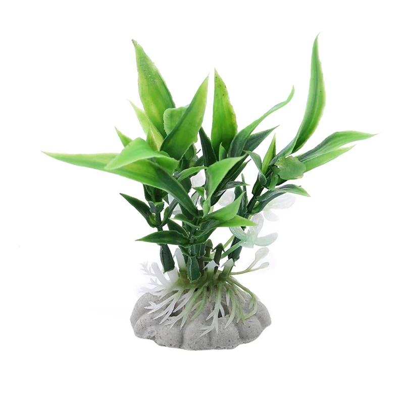 Пластиковое растение аквариум с травой декоративное моделирование бамбуковые