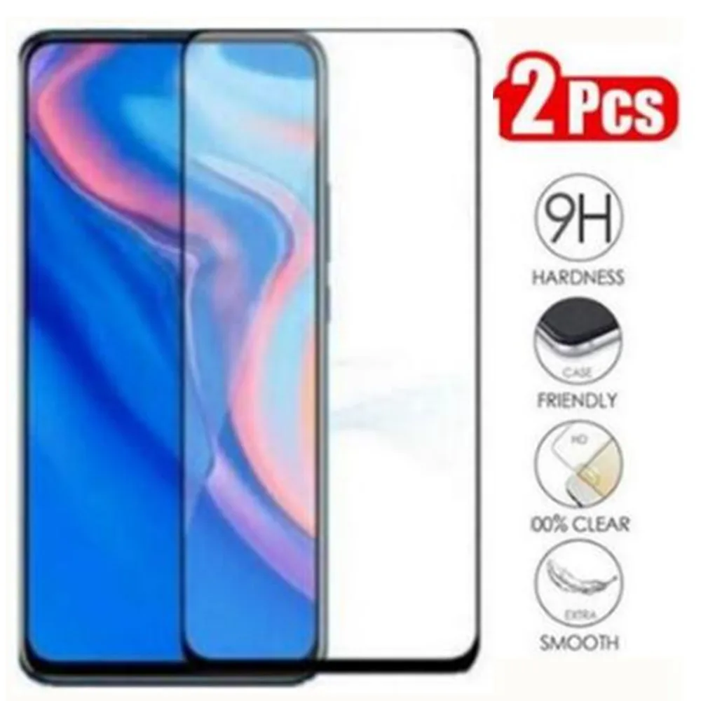 2 шт. закаленное стекло для Oukitel C17 Pro HD полное покрытие протектор экрана с клеем