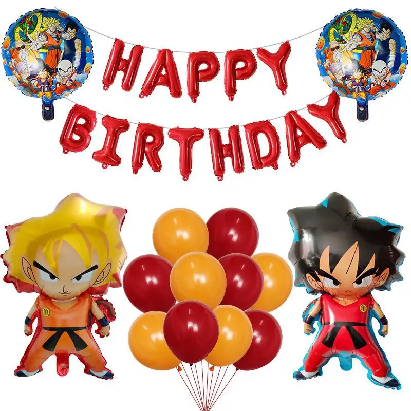 

1set cartoon WUKONG Balloon Dragon Air Globos Happy Birthday Party Decoration Kids Toys Super Hero Balloon Children's Toys