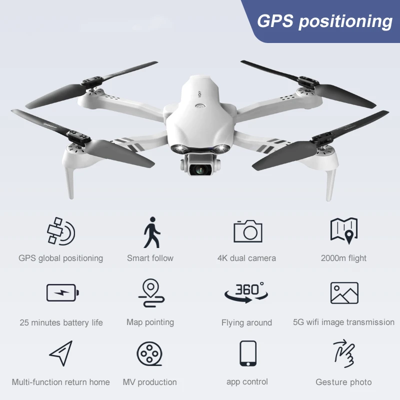 5G GPS беспилотные летательные аппараты с HD Широкий формат Камера WI FI видео в режиме