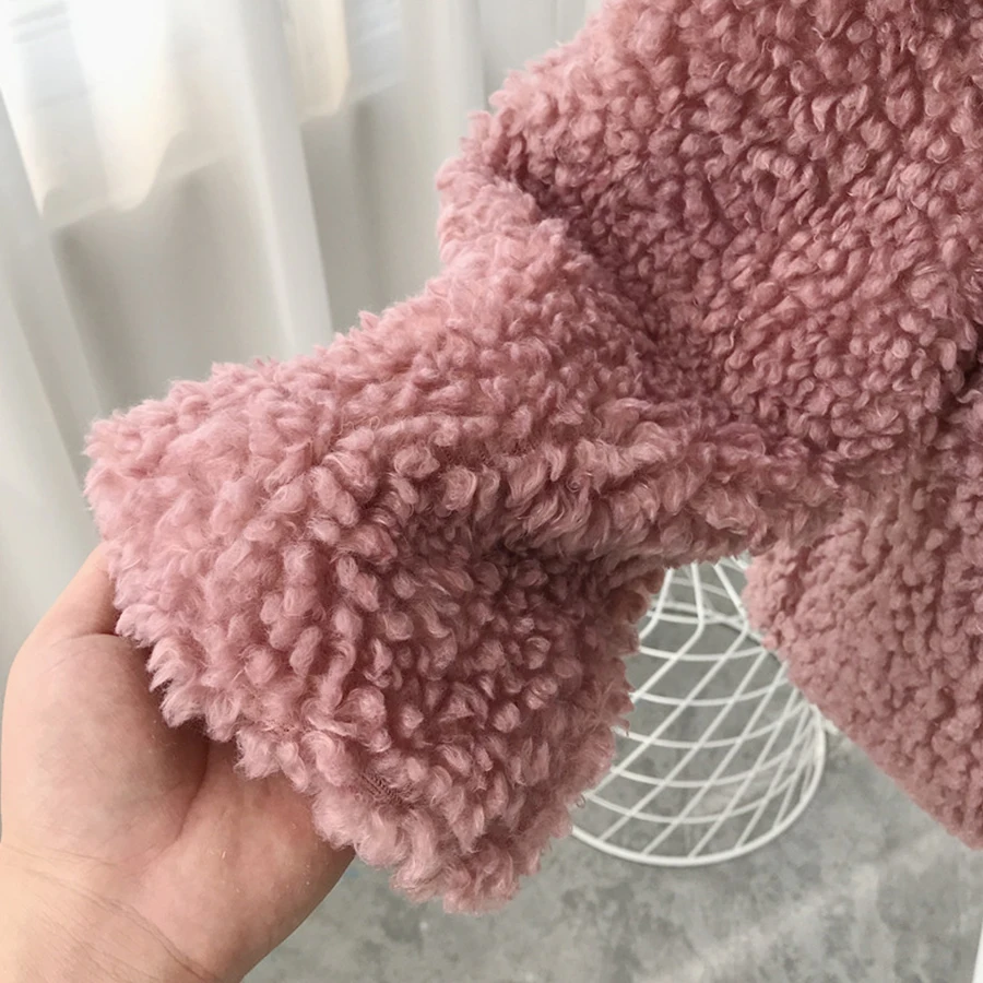 Женский Теплый кардиган из искусственного меха Свободный Повседневный Кардиган