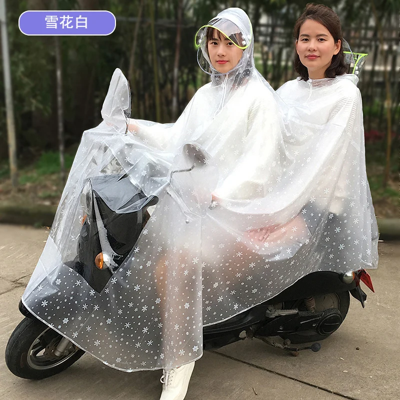 

Stylish Rain Coat for Men Long Motorcycle Lightweight Plus Size Raincoat for Scooter Gabardina Mujer Home Outdoors Adult GG50yy