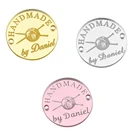 20 шт., круглые акриловые этикетки для одежды