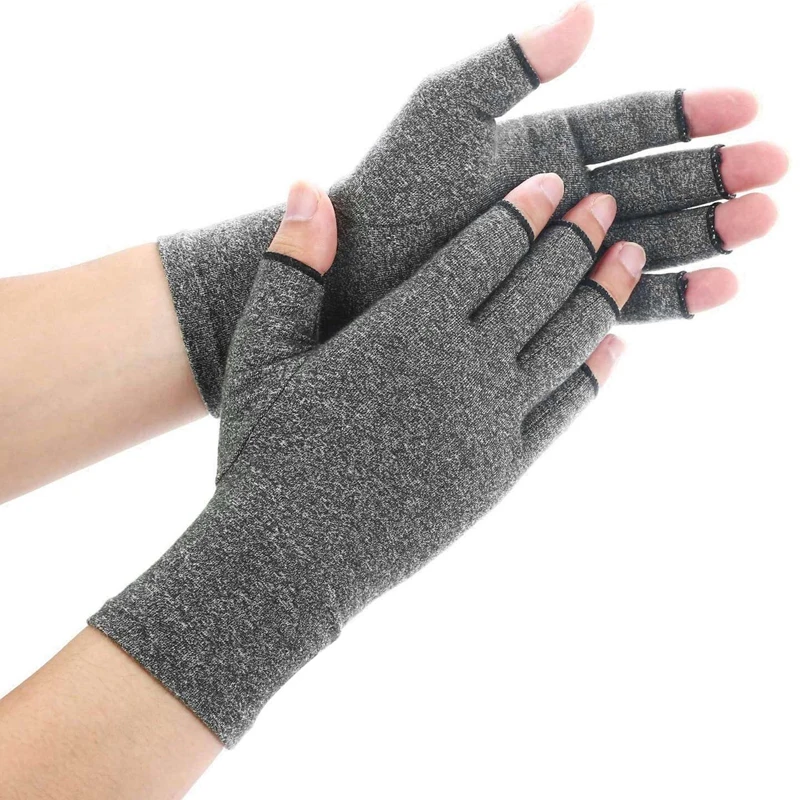 

Arthritis Gloves By Compression Gloves Comfy Fit Fingerless Design Breathable & Moisture Wicking Fabric Hands Support