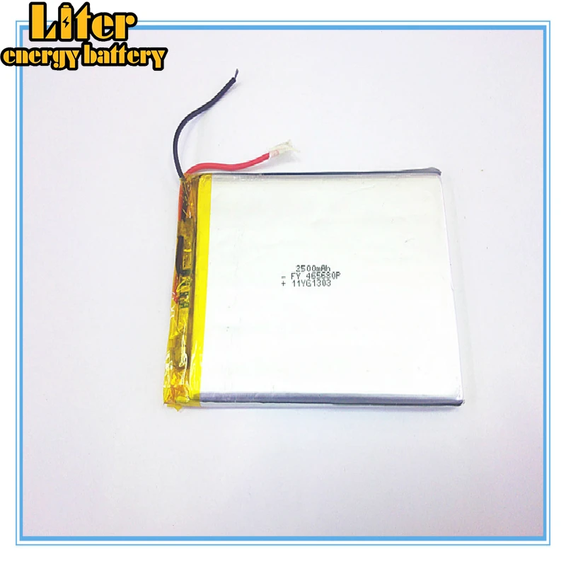 465680 455580 3 7 V 2500mAH PLIB полимерный литий ионный/литий ионный аккумулятор для dvr GPS mp3 mp4