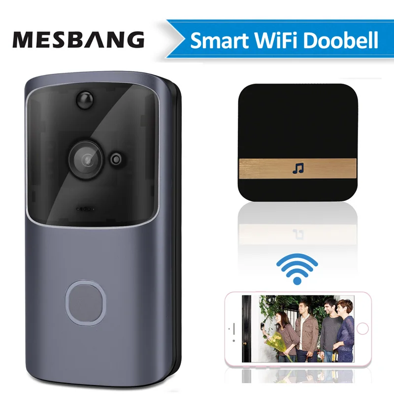 Option 3 wifi домофон видео дверной звонок батарея видео дверной звонок беспроводной дверной телефон камера домофона Поддержка TF карта - Цвет: Option 3