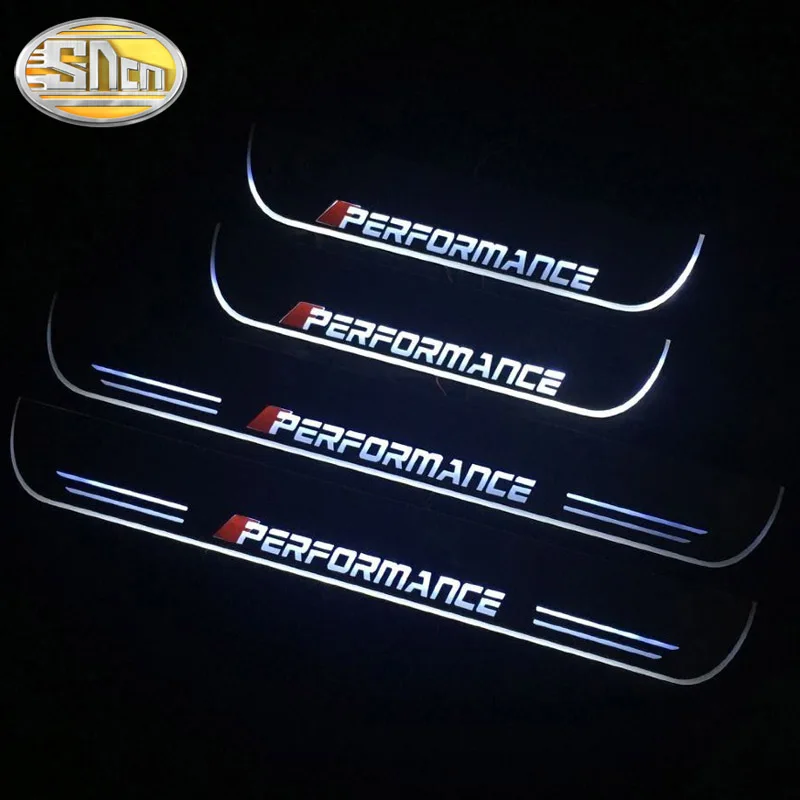 SNCN Автомобильный светодиодный дверной порог для BMW F30 F31 F34 2012 2020 ультра тонкий акриловый динамический LED