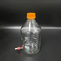 reagent bottlewith yellow screw coverlower detachable small nozzle gl14mmborosilicate glass2500mlplastic lid