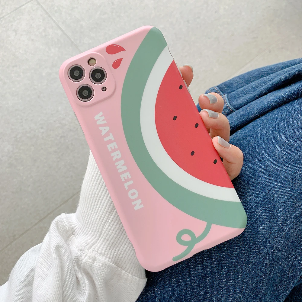 Чехол для телефона LOVECOM с фруктами и арбузом iPhone 11 Pro Max XR XS 7 8 Plus SE 2020 защитный чехол