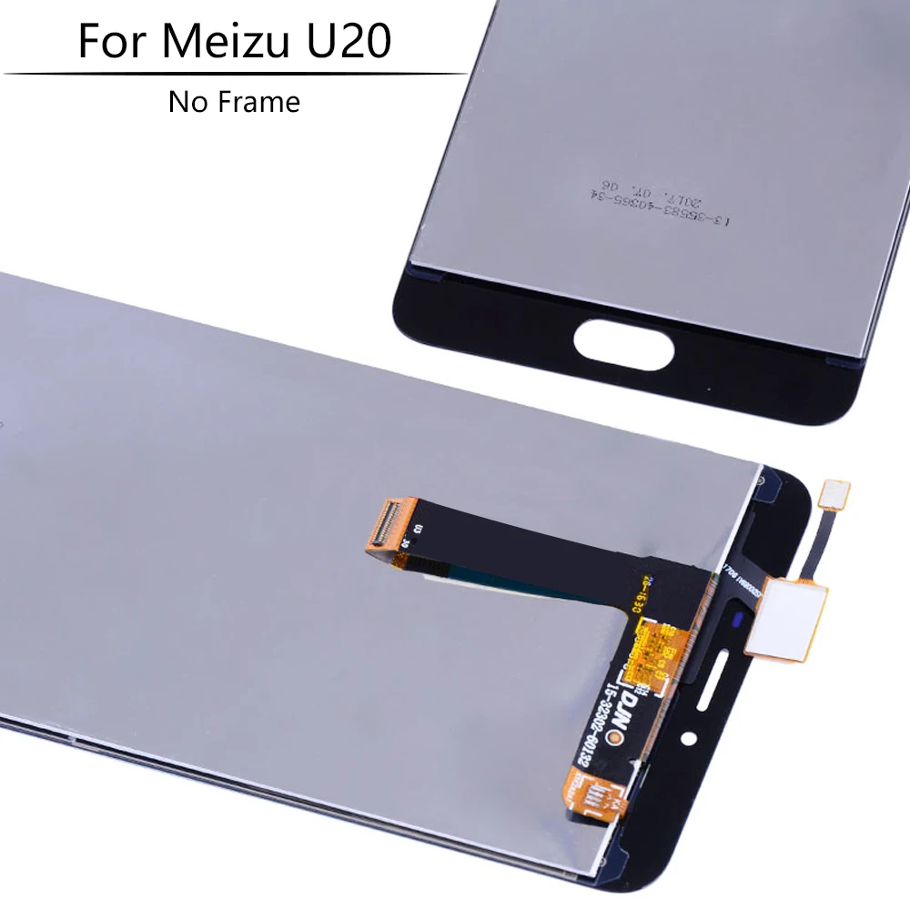 Original 5.5" LCD For Meizu U10 U20 Display Touch Screen with Frame Digitizer Assembly MEIZU Replacement | Мобильные телефоны и