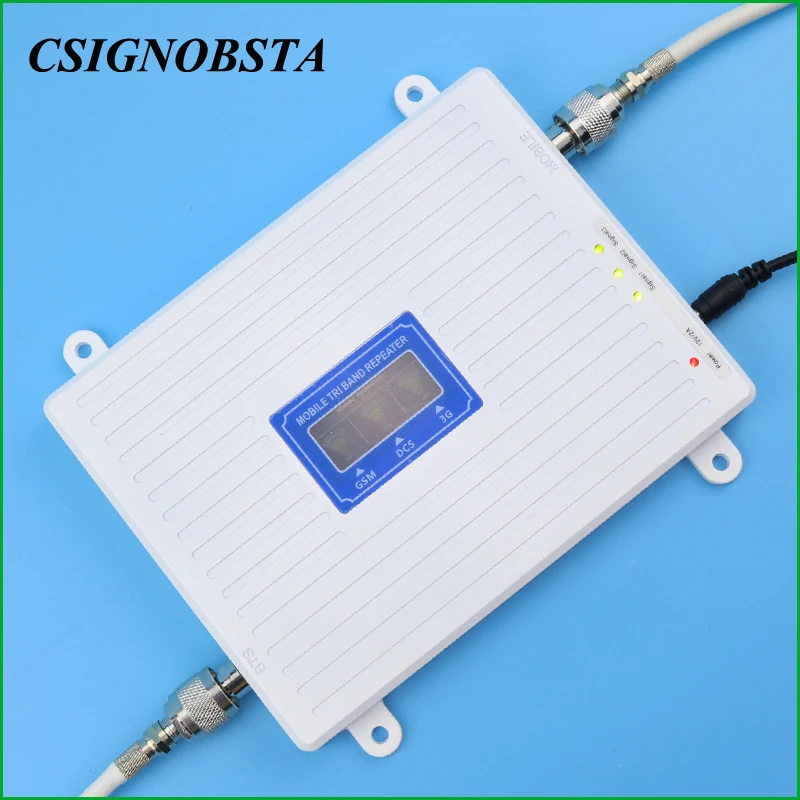 Трехдиапазонный усилитель сигнала 2G 3G 4G мобильный телефон GSM900 DCS1800 WCDMA2100 МГц |