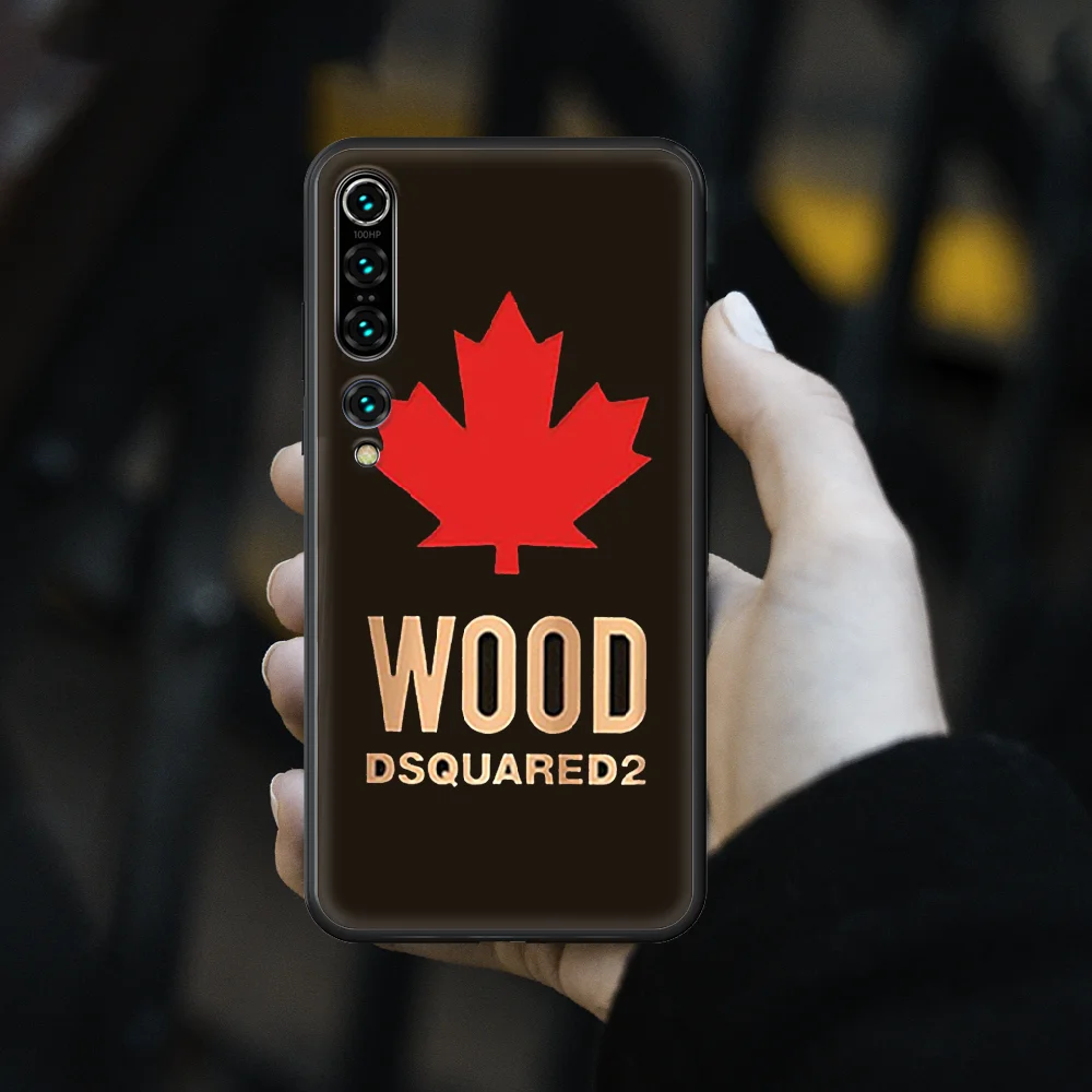 

Italy brand maple leaf dsquared2 Phone case for Xiaomi mi 4 5X 6 X A1 A2 8 9 T 10 F1 Lite pro SE Max Mix Note 2 3 lite black