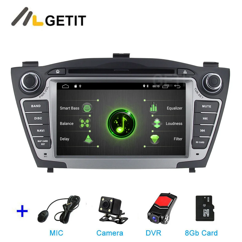DSP 64G PX6 Android 9 Автомобильный DVD стерео плеер радио gps для hyundai IX35 Tucson 2010-2013 с WiFi BT - Цвет: DSP 2G CAM DVR SD