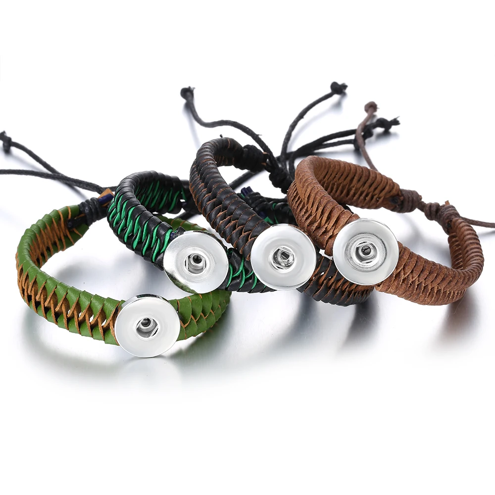 Женский браслет из искусственной кожи 4 цвета 18 мм|Браслеты с шармами| |