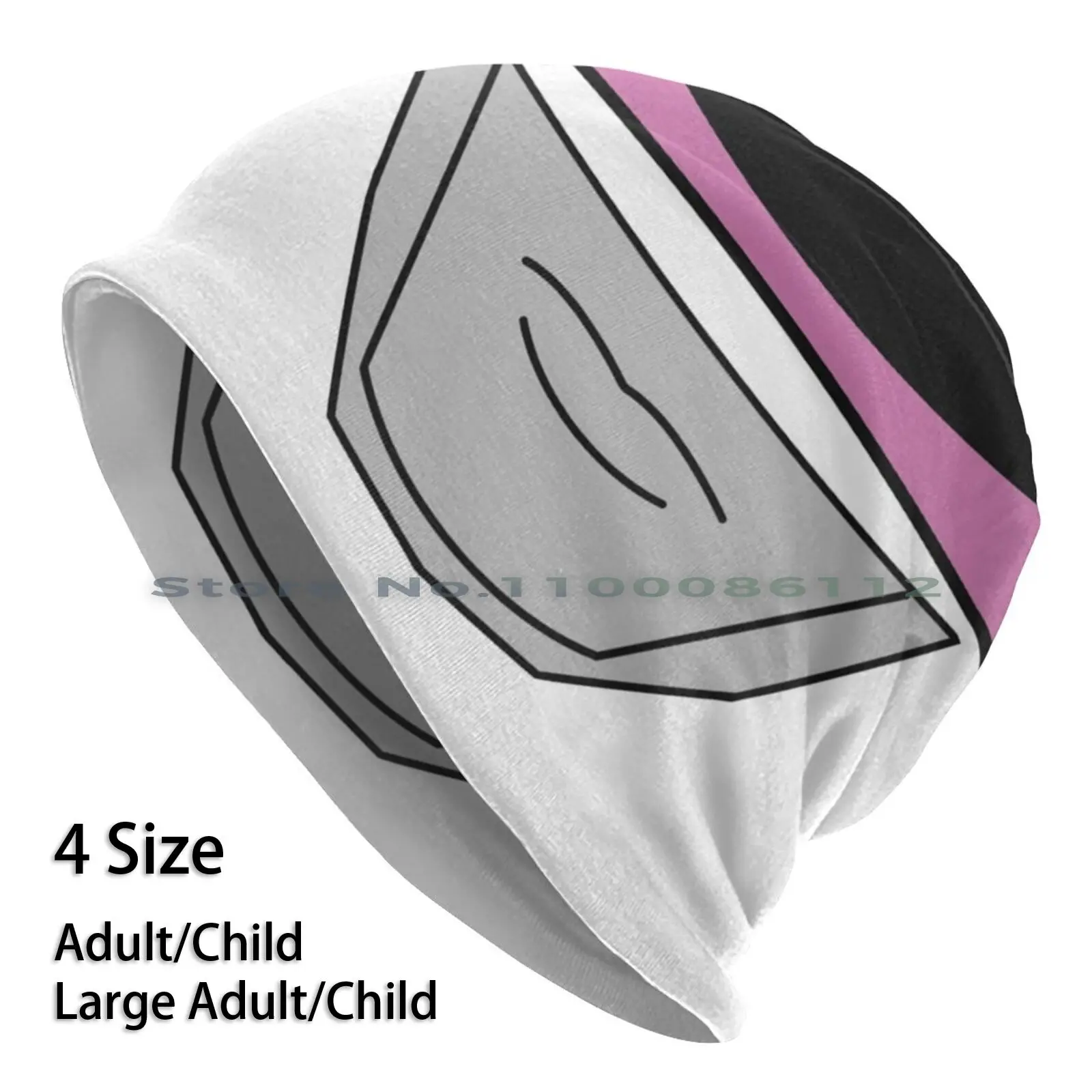 

May The Power Protect You-Pink Beanies Knit Hat Super Sentai Mmpr Red Ranger Brimless Knitted Hat Skullcap Gift Casual Creative