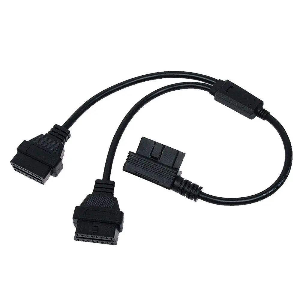 SPEORX RUIYYT 50 см OBD2 Удлинительный кабель штекер 16 контактов прямоугольный Y-образный