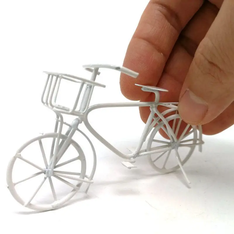Dollhouse Accessories Mini Retro Bicycle Model Toy | Игрушки и хобби