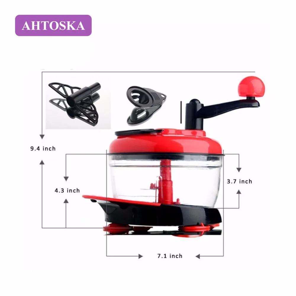AHTOSKA Многофункциональный Кухни Инструмент Мясорубки Измельчитель Овощей Яйца
