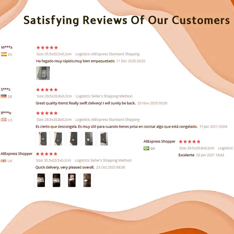 

Fast Defrosting Tray Thaw Frozen Food Meat Fruit Quick Aluminum Alloy Steel Plate Board Defrost Kitchen Gadget Tool