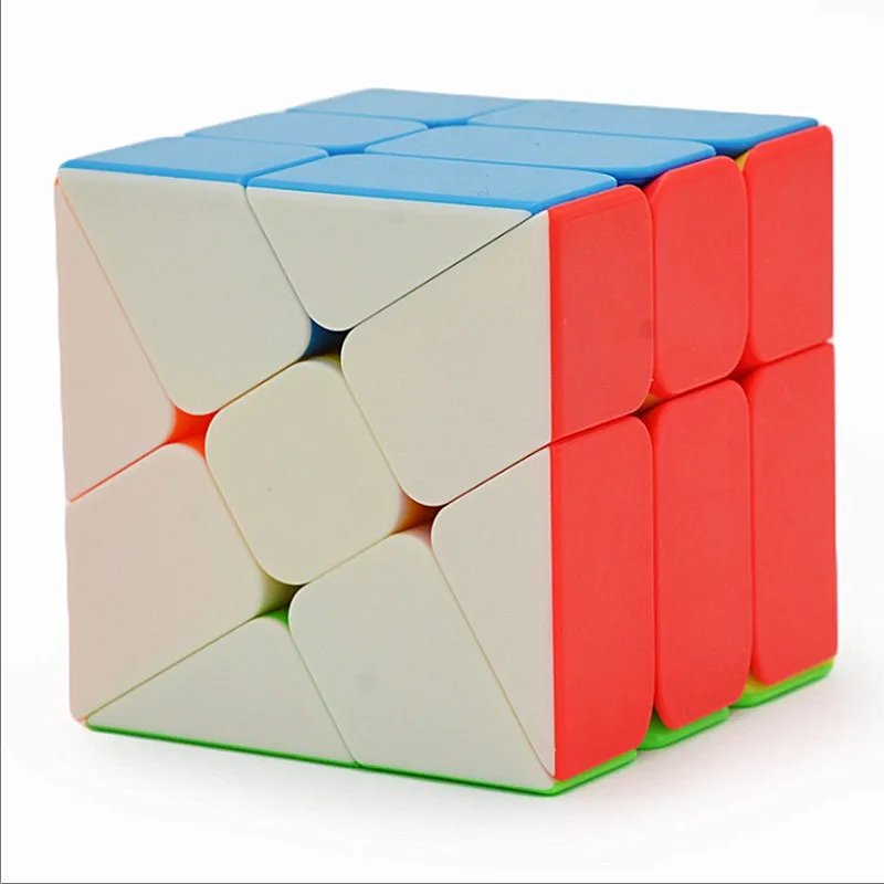 Куб yongjun 3x3x3 ветряная мельница игрушки Magic Cube ветро-огонь колесо ветряная мельница 3x3x3 Скорость куб yongjun Ветер огня колеса 3x3 странно-shape форме, благодаря чему создается ощущение невесомости с куб