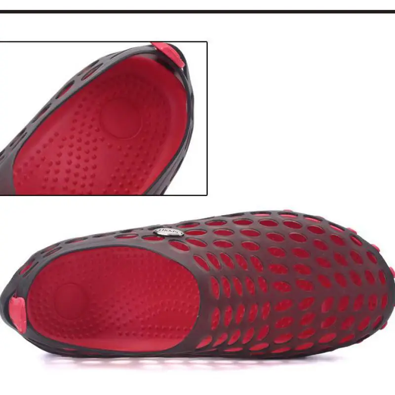 Мужские сандалии 40–43 летние мужские сабо и садовые тапочки разноцветные пляжные