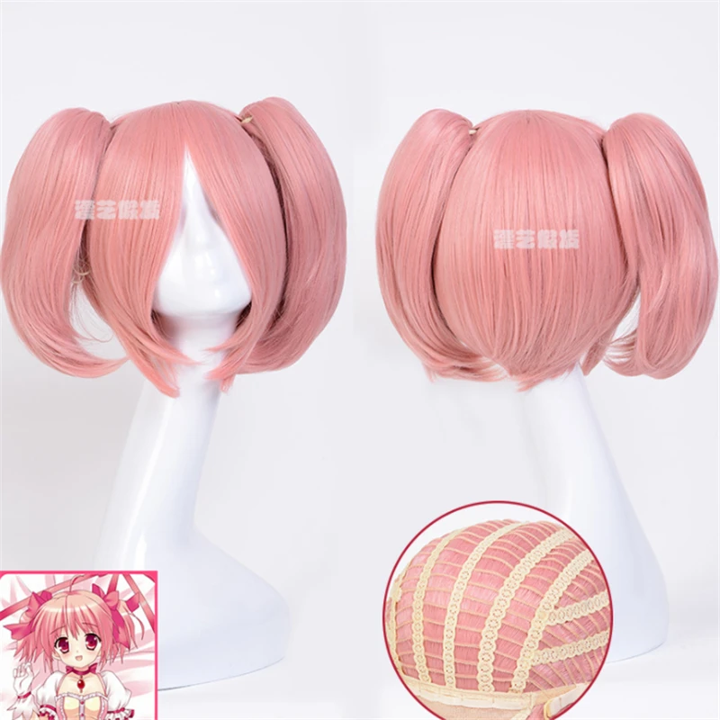 Парики для косплея из аниме Puella Magi Madoka Magica Kaname длинные золотистые волосы игры на