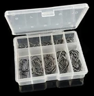 100 шт. аксессуары для удочки инструмент изогнутый набор рыболовных крючков с зазубренными крючками с покрытием рыболовные крючки для ловли нахлыстом для морских аксессуаров