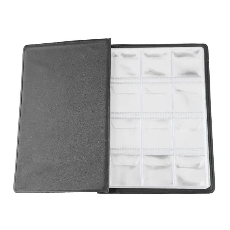 120 карманов Мини альбом из ПВХ для монет коллекционная книга Коллекционирование