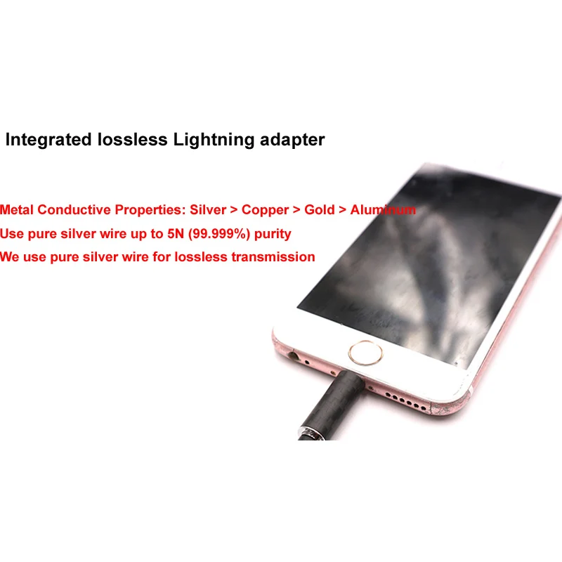 

Lossless Headphone Cable Adapter To 3.5mm 30pin Adapter for iphoneXR/X/6S/7/7P/8/8P/XS/XSMax T1116