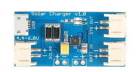 CN3065 Мини Солнечная Lipo зарядное устройство Модуль литий-ионная литиевая батарея Зарядка одноэлементная DIY TP5100 500mA 2A для наружного использования