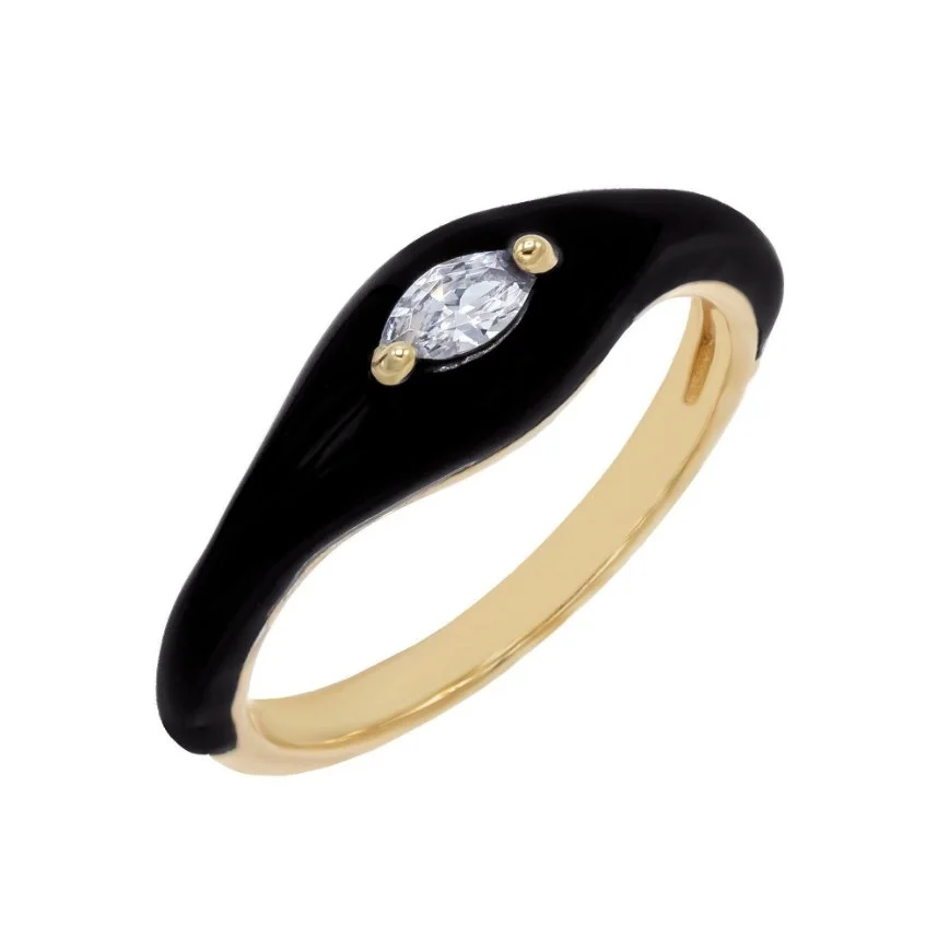 2020 классические простые очаровательные Черный красный белый цвета эмаль мужское