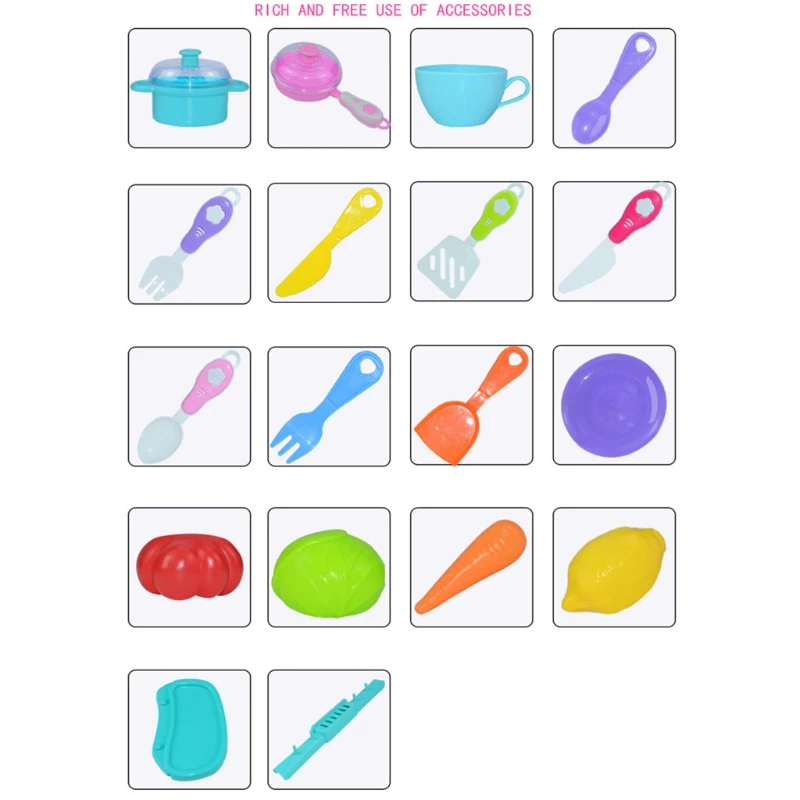 

Simulated Kids Dishwasher Toys Set Kitchen Pretend Play Toys with Simulated Faucet for Kids N7ME