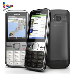 nokia c5 c5 00 c5 00i cellphone 3 155mp bluetooth support russianhebrewarabic keyboard refurbished unlocked mobile phone free global sh