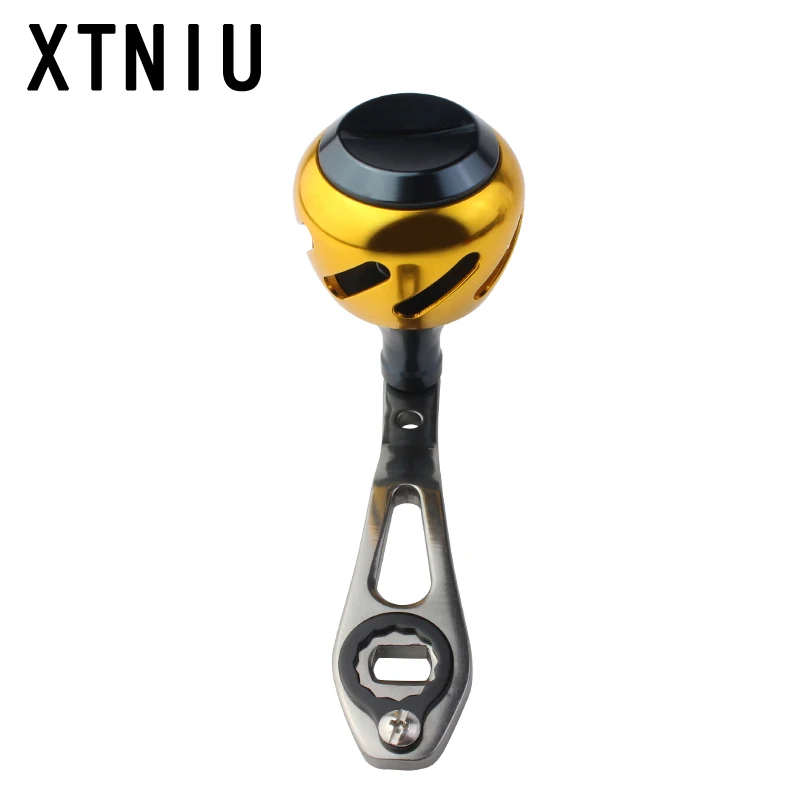 EKfan Рыболовная катушка из алюминиевого сплава ручка Внешний диаметр 35 мм 8*5