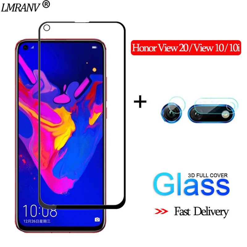 2 в 1 Камера стекло на хуавей хонор вью 20 Honor View 3D ззащитное 10 Экран протектор honor 10i