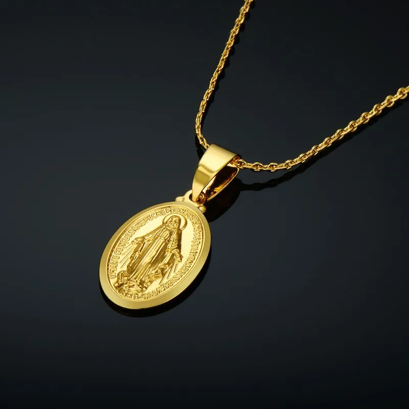 Religious Virgin Mary Charm Pendant 