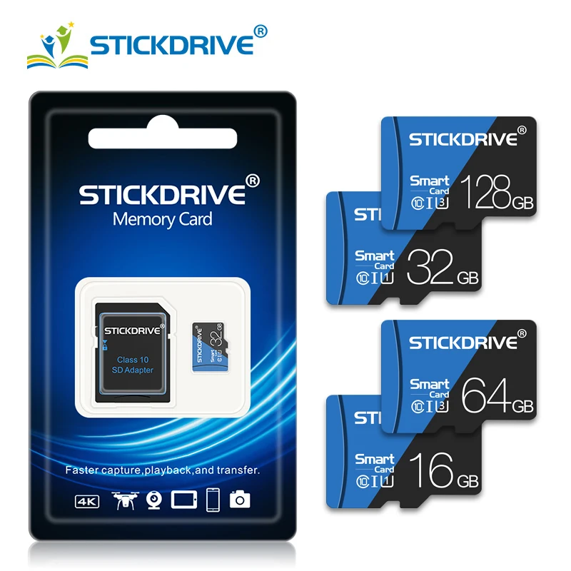 

Micro SD Card 32GB 64GB 128GB Class10 Flash Memory Card TF Card 8GB 4GB Flash Drive Micro SD 16gb Free Adapter