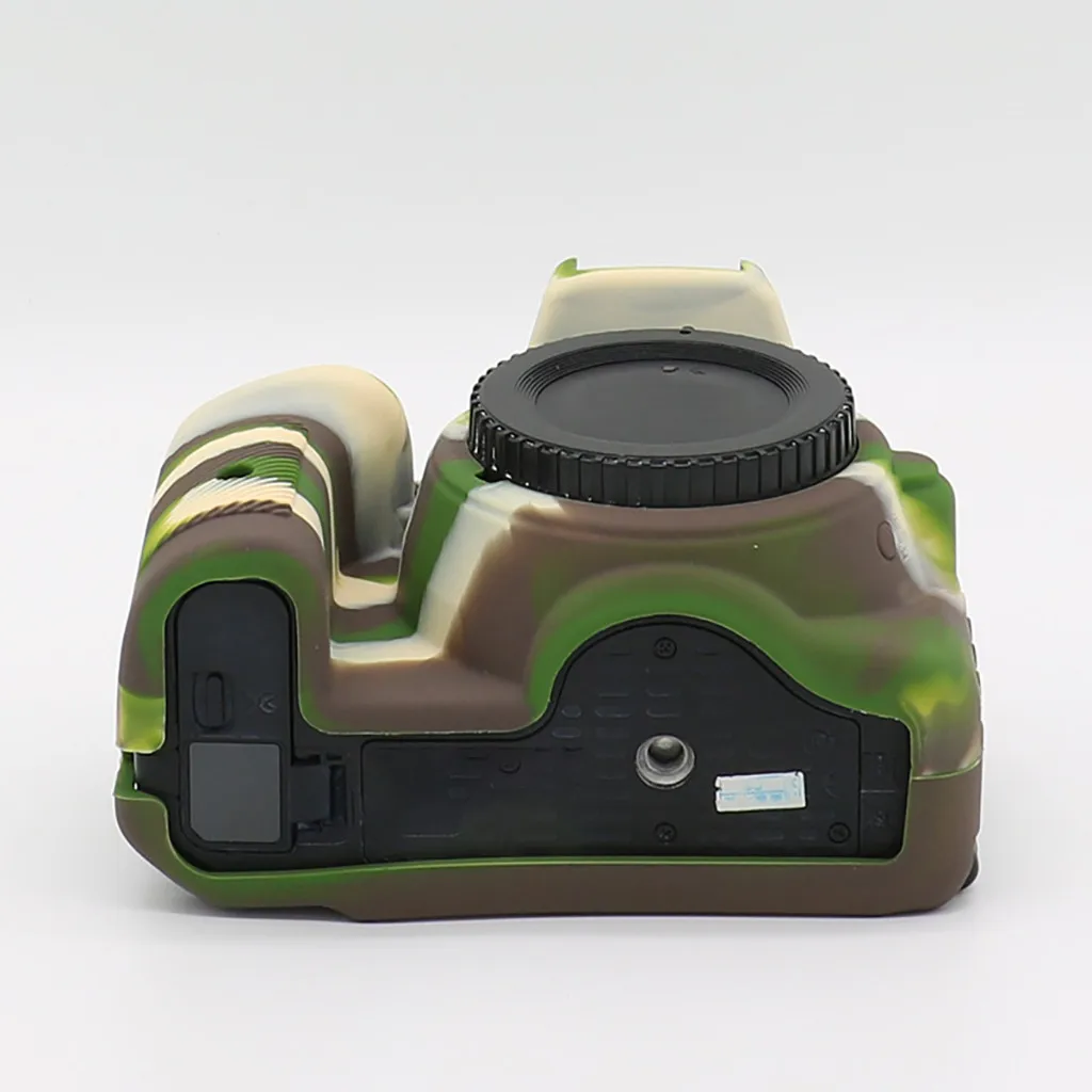 Camouflage Резиновый чехол силиконовый чехол для Nikon D5500 D5600 защитный чехол для камеры растягивающийся против скобления крышка Y20 - Цвет: Camouflage