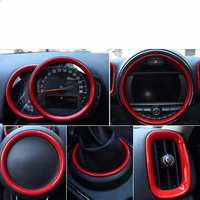 for mini cooper f60 countryman inner circle covers case shell housing vent console panel sticker auto decoration accessories