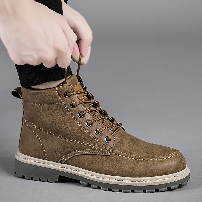 Модная обувь из коровьей замши для прогулок Рабочая кроссовки % MD1022 зимние теплые