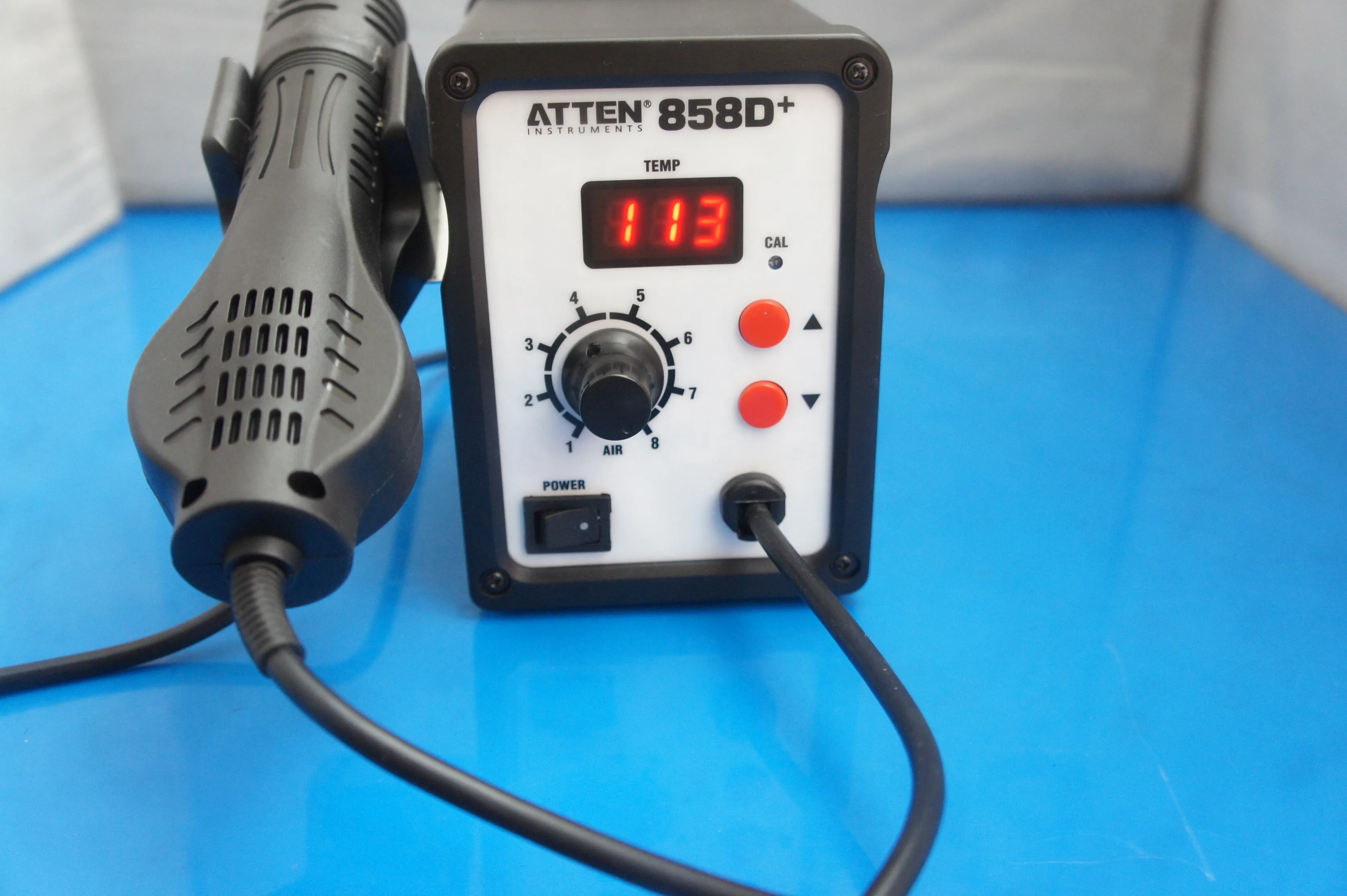 858D + SMD постоянная температура горячего воздуха пистолет Регулируемая цифровой