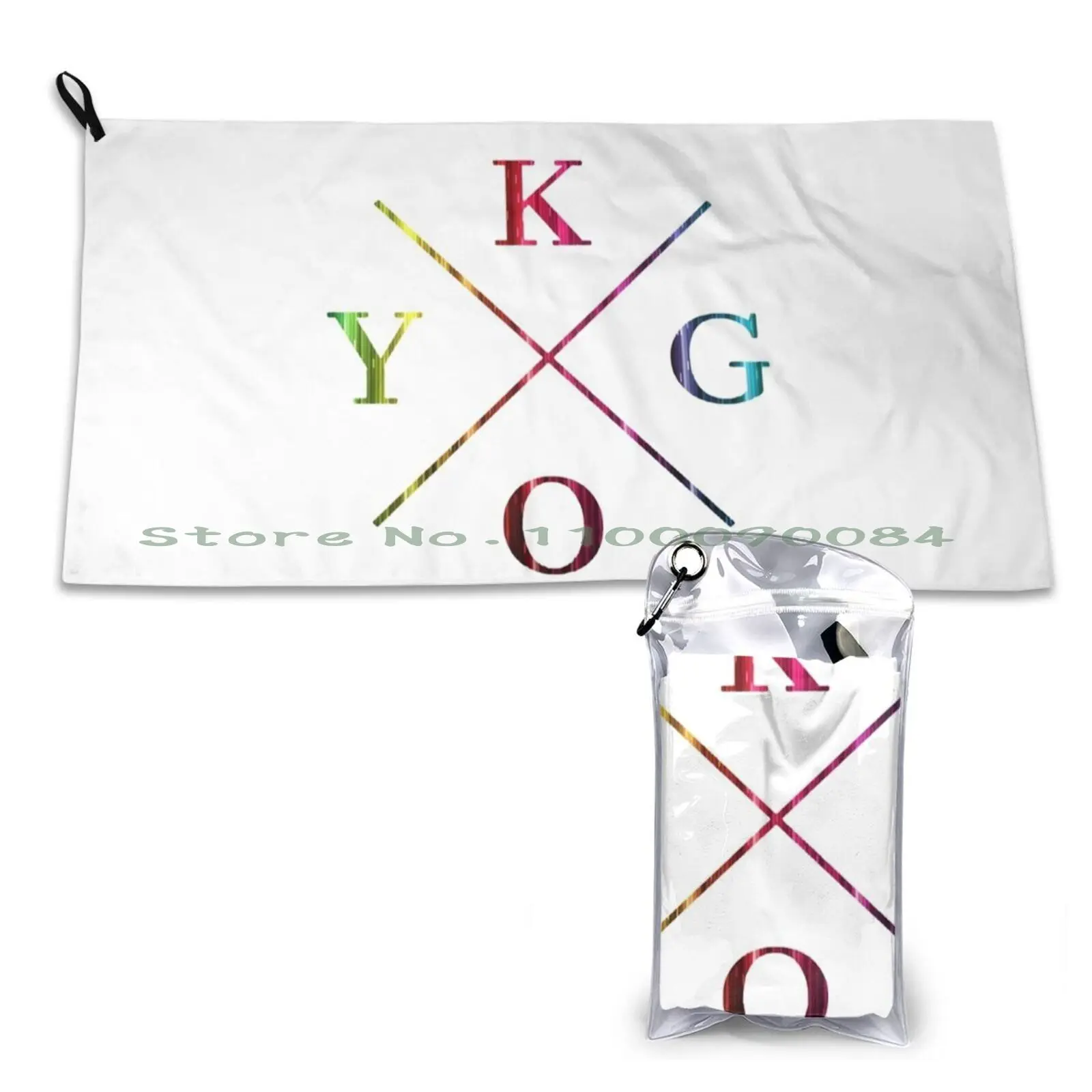 Полотенце Kygo музыкальное быстросохнущее портативное Спортивное банное