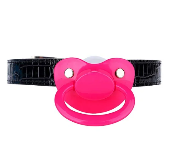 ABDL взрослые соски БДСМ Связывание PU пояс силиконовый рот мяч Секс игрушки для