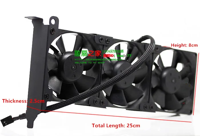 Графика карты кулер вспомогательное видео GPU вентилятор охлаждения PCI для слотов