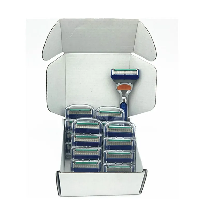 1 Holder+16 Blade High Quality Men 5Layer Shaver Razor Blades Shaving Cassettes Facial Care Replacement Blade|Бритва| |