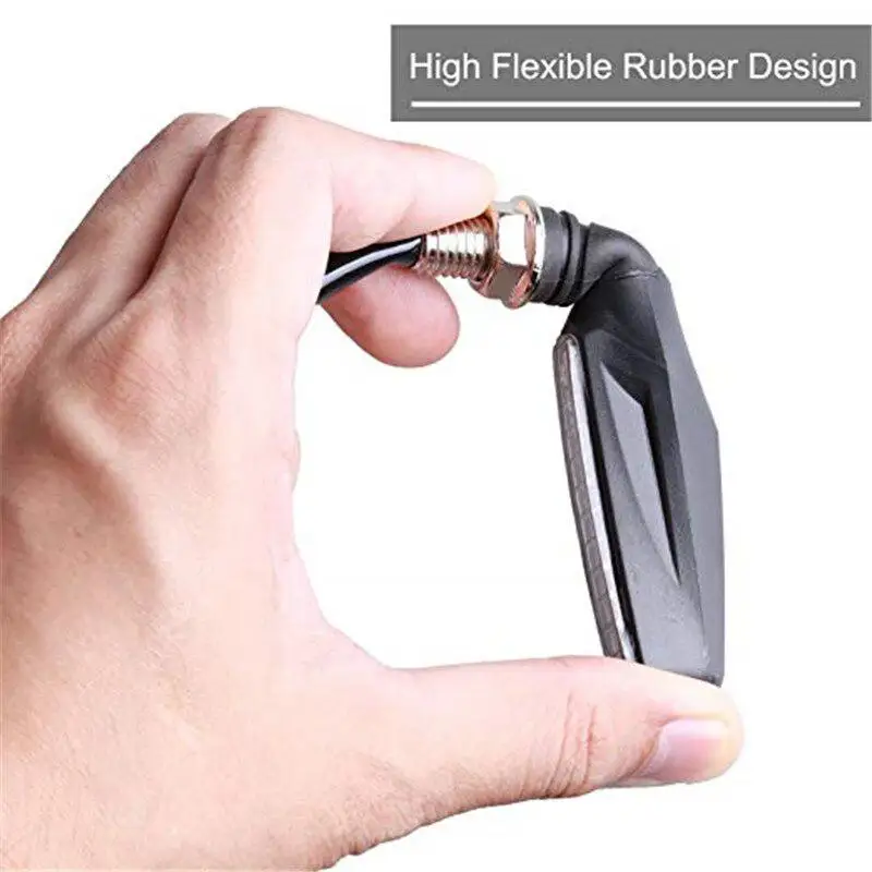 Универсальный 4 шт. 12 в 1 Вт Светодиодный светильник с сигналом поворота для